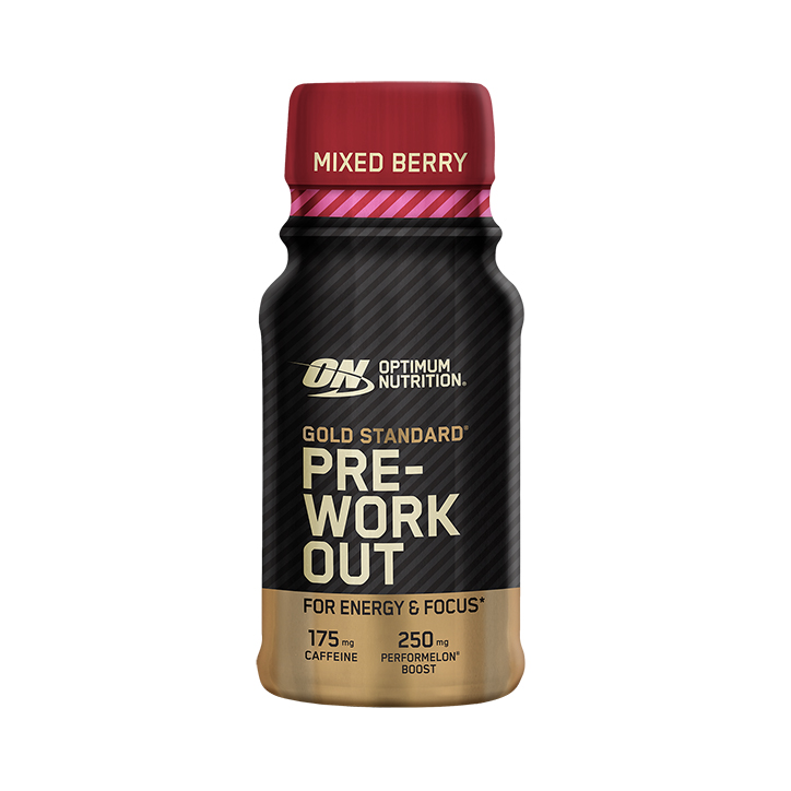 Optimum Nutrition Gold Standard Pre-Workout Shot 60ml Mixed Berry