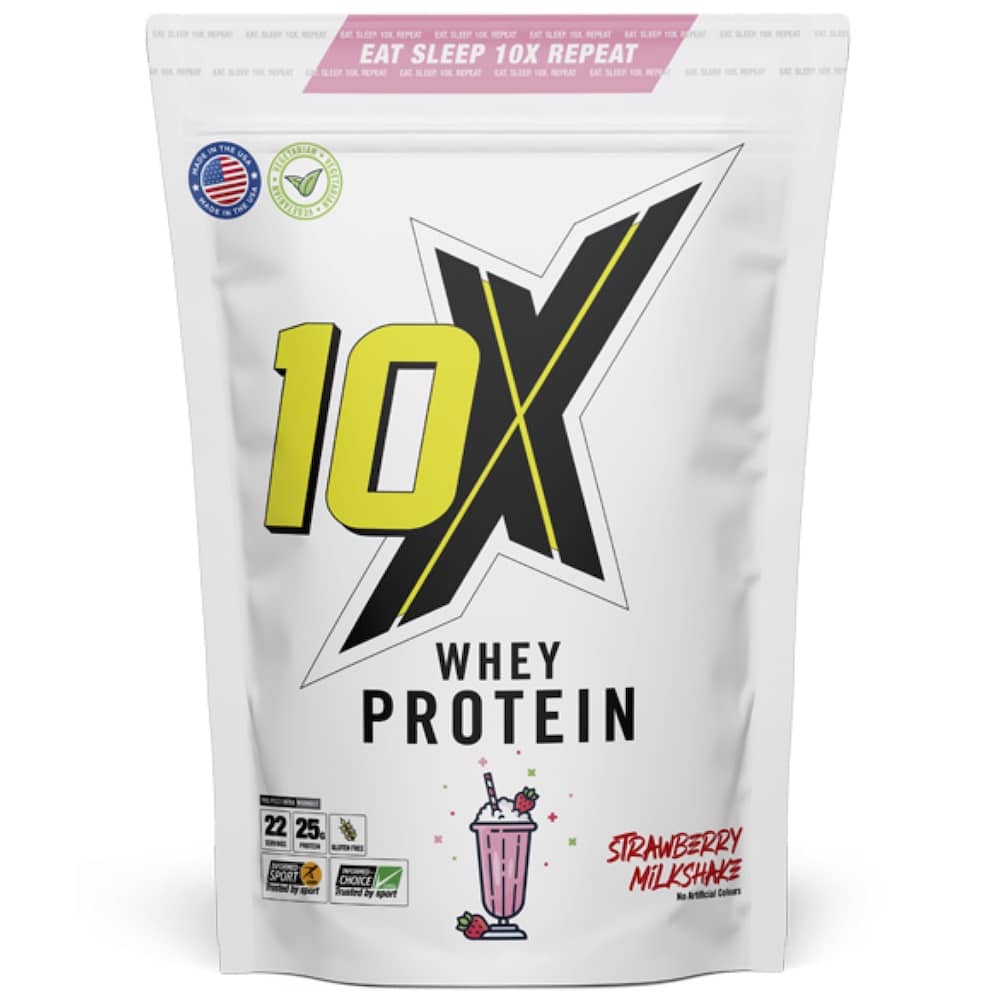 10X Athletic Whey Protein 700g Strawberry Milkshake