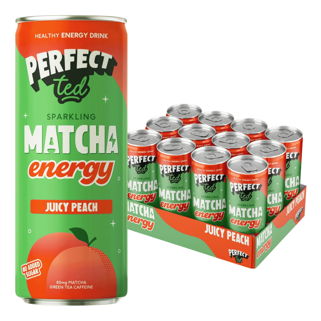 PerfectTed Matcha Energy 12x250ml Juicy Peach
