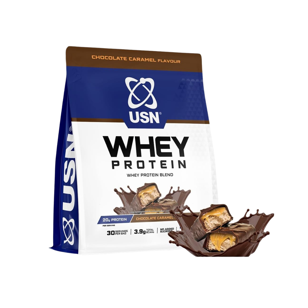 USN Whey Protein Bag 900g Choc Caramel