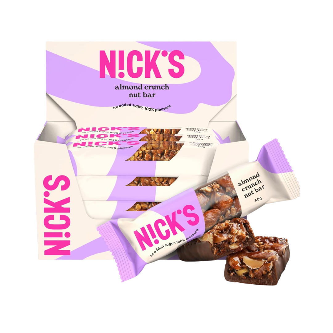 NICK'S Nut Bar 12x40g Almond Crunch
