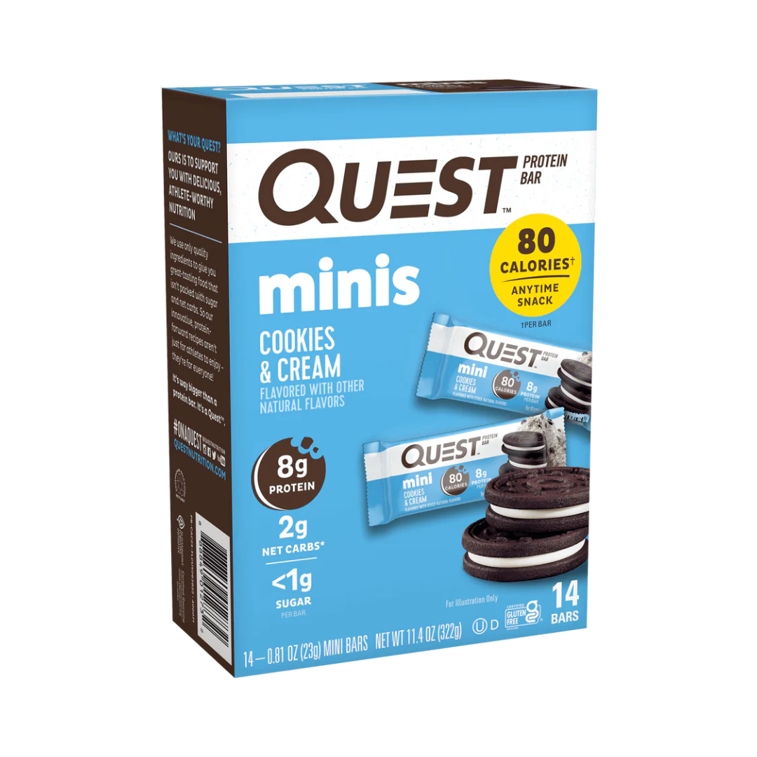 Quest Nutrition Mini Protein Bar 8x32g Cookies Cream