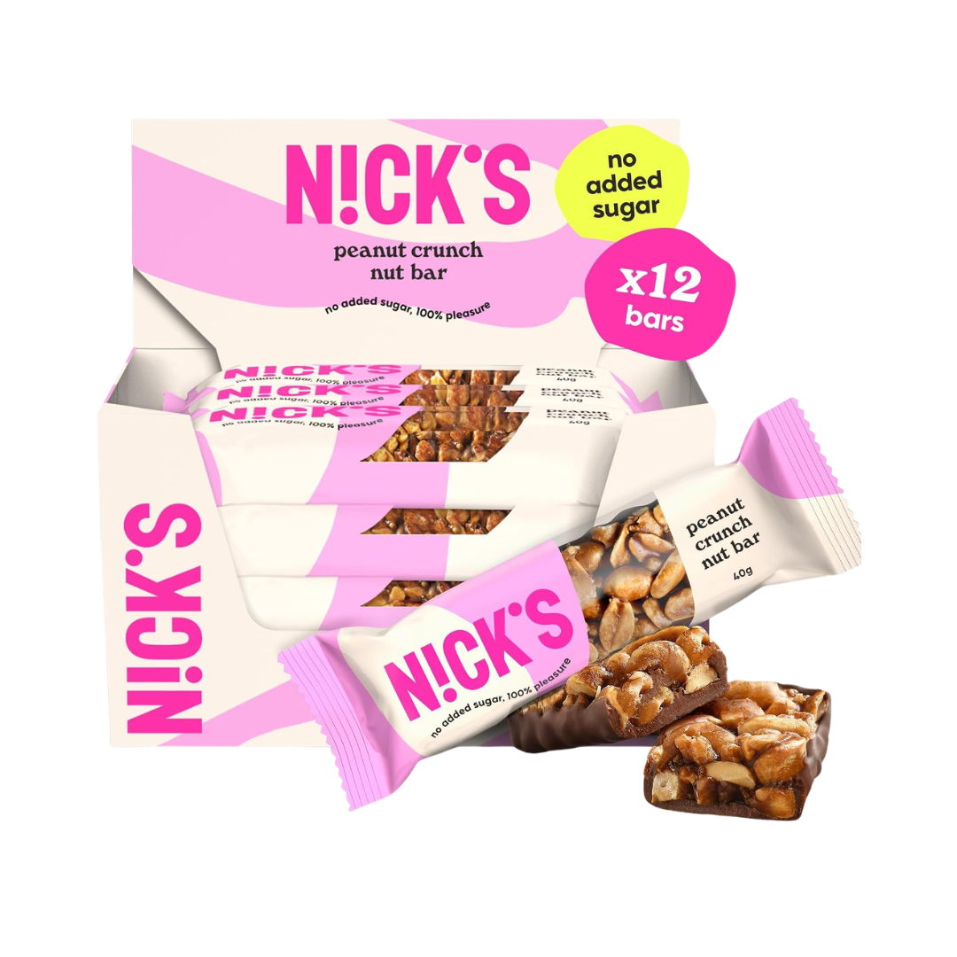 NICK'S Nut Bar 12x40g Peanut Crunch