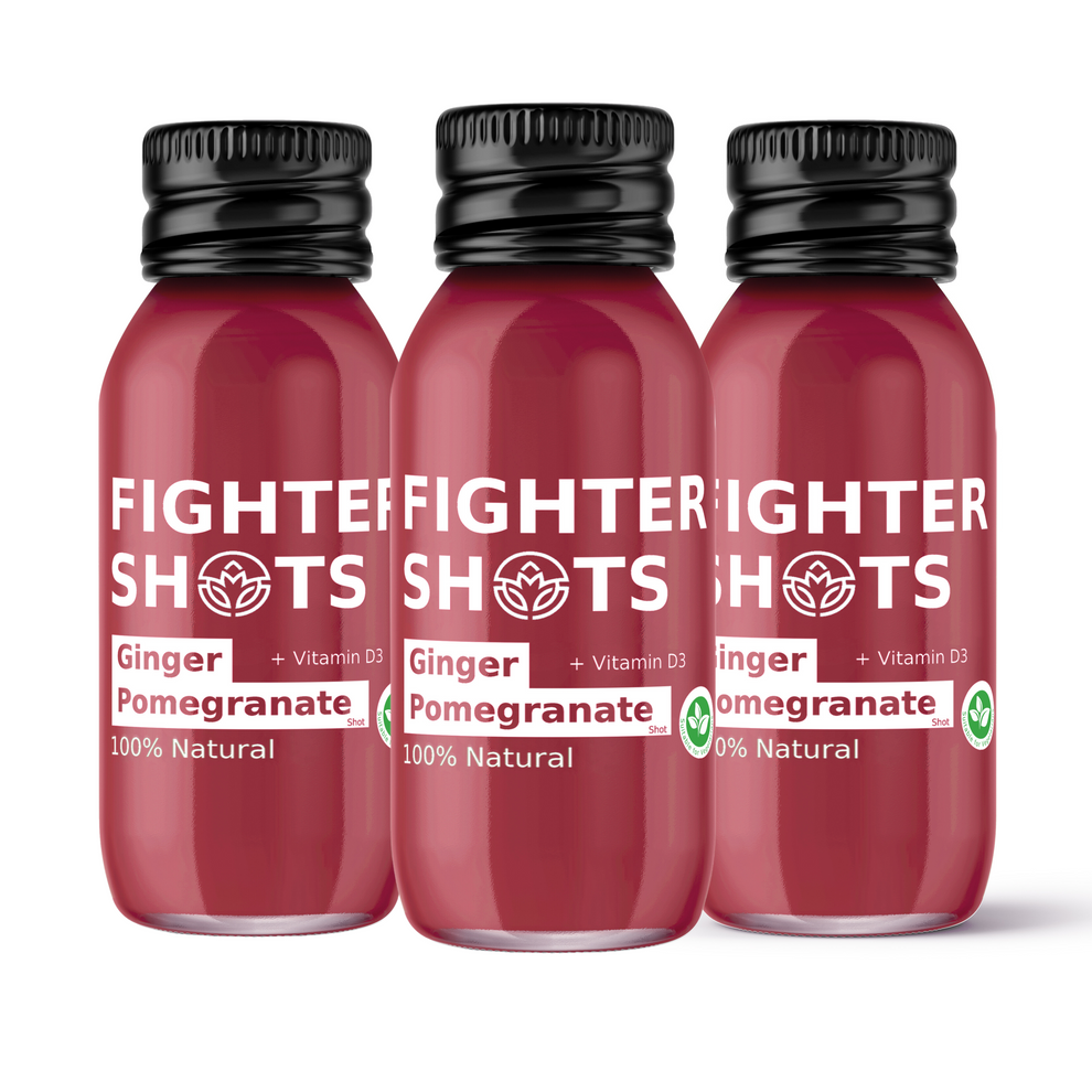 Fighter Shots 12x60ml Ginger Pomegranate