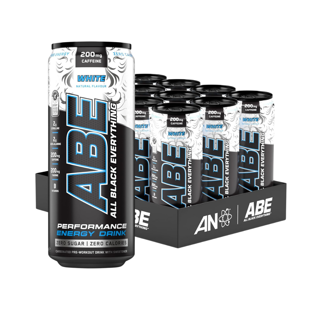 Applied Nutrition ABE (All Black Everything) Carbonated Can 12x330ml White