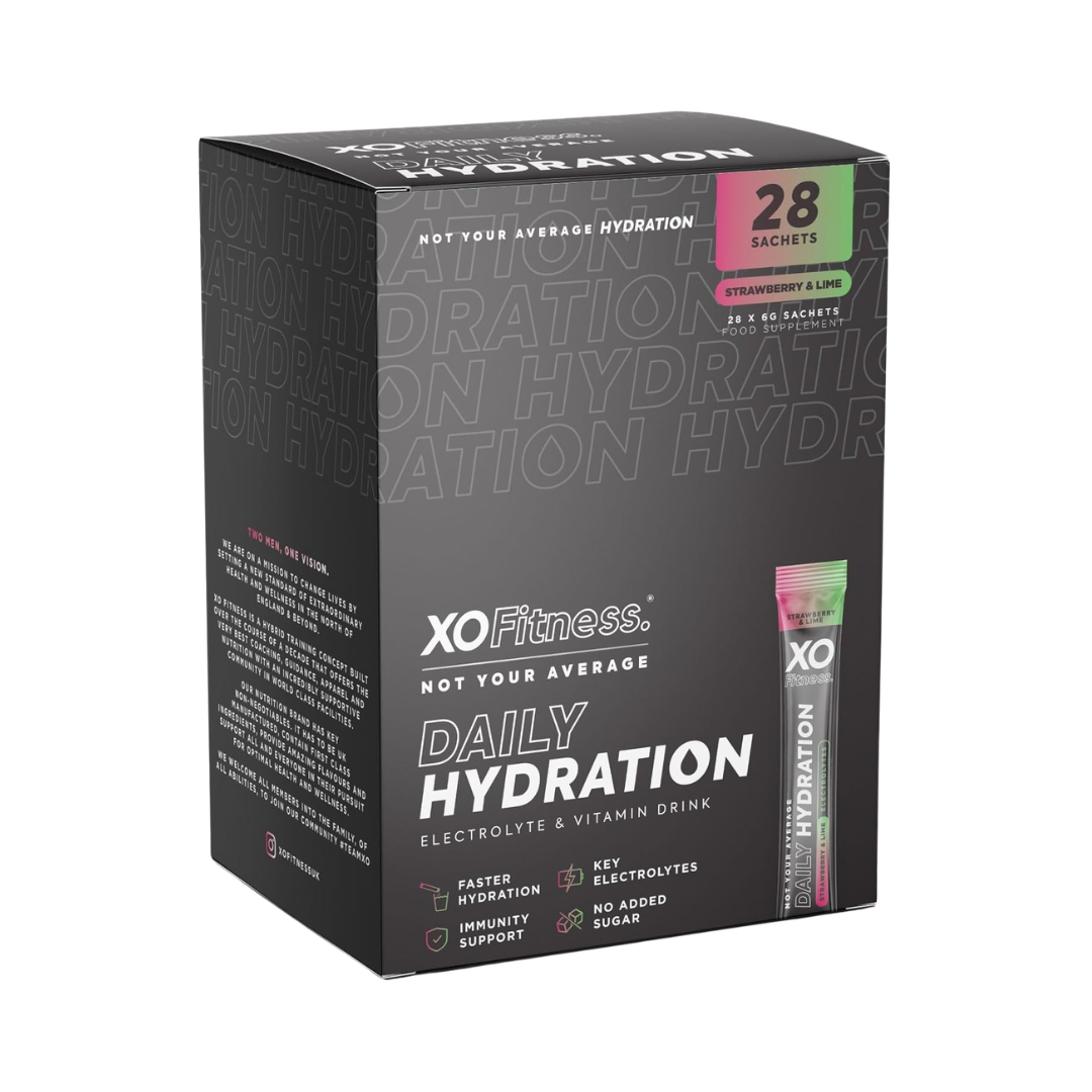 XO Fitness Hydration Sachet 28x6g Strawberry Lime