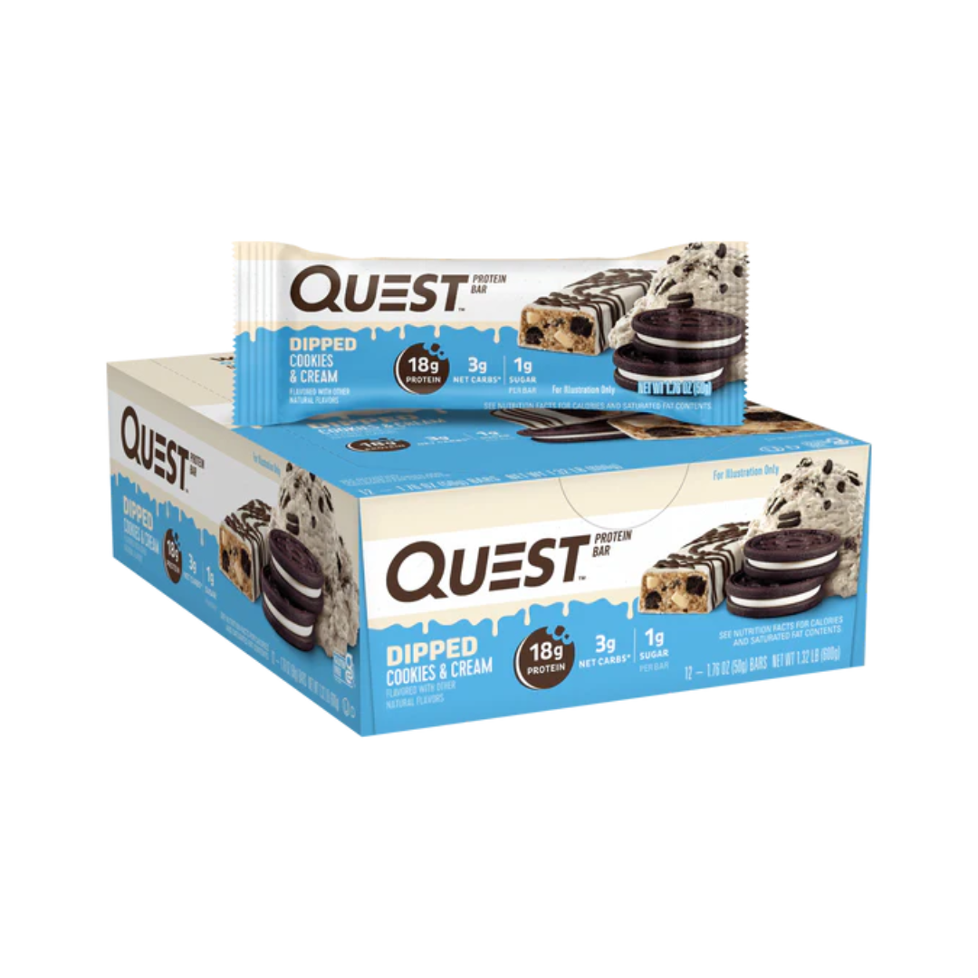 Quest Nutrition 12x50g Dipped Cookies Cream