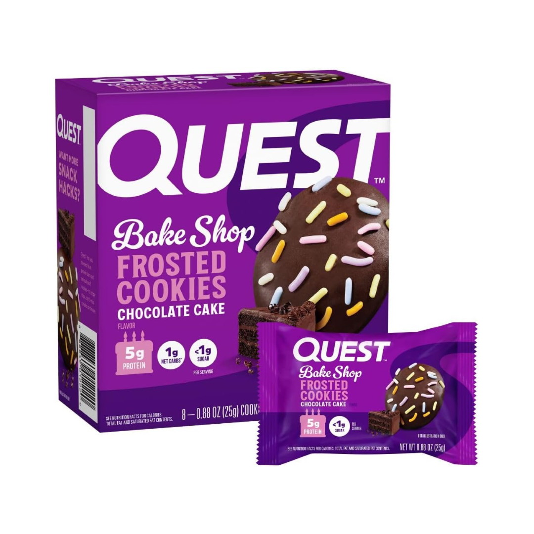 Quest Nutrition Bakeshop Frosted Cookie 8x25g Chocolate Cake