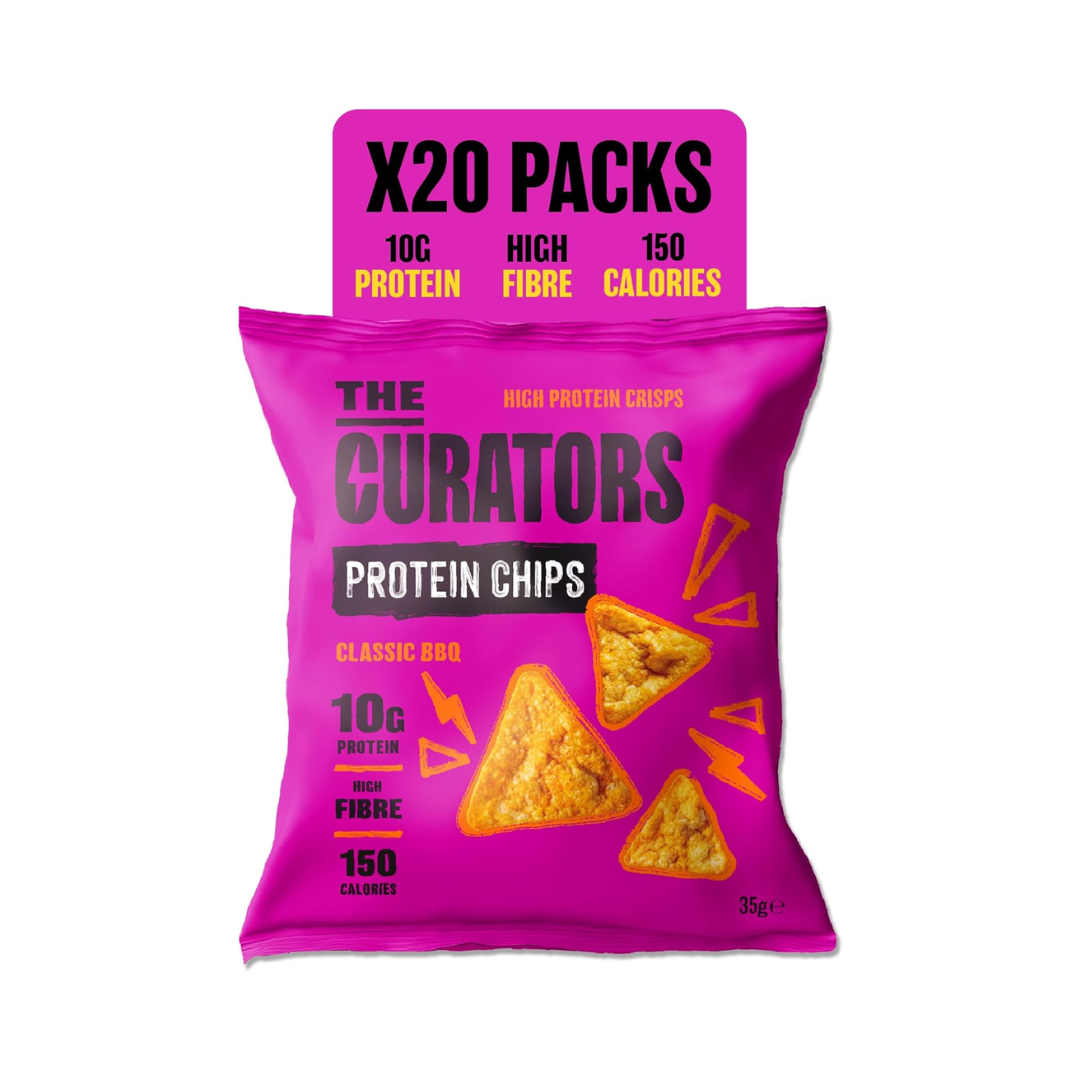 The Curators Protein Chips 20x35g BBQ