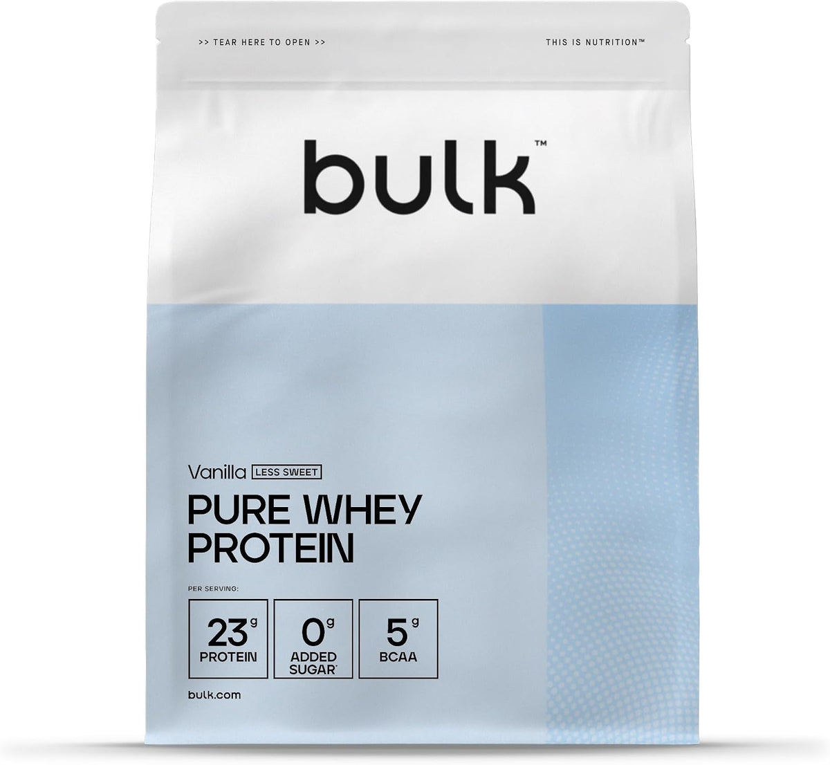 Bulk Pure Whey Protein 450g Vanilla
