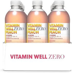 Vitamin Well ZERO 12x500ml Peach