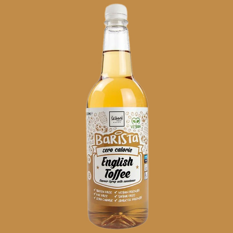 Skinny Food Co. Zero Calorie Sugar Free Coffee Syrup - English Toffee