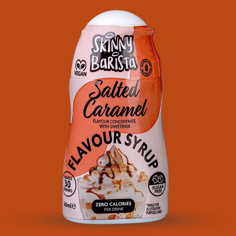 Skinny Food Co. Zero Calorie Sugar Free Barista Shots - Salted Caramel