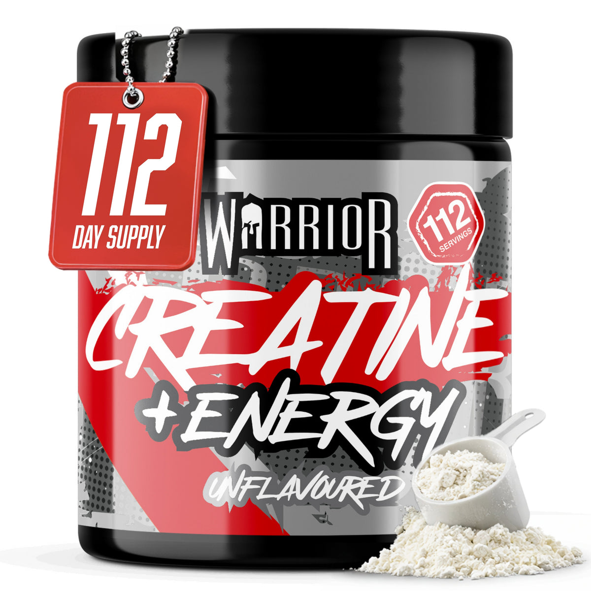 Warrior Warrior?Creatine?Plus?Energy? 360g Unflavoured?