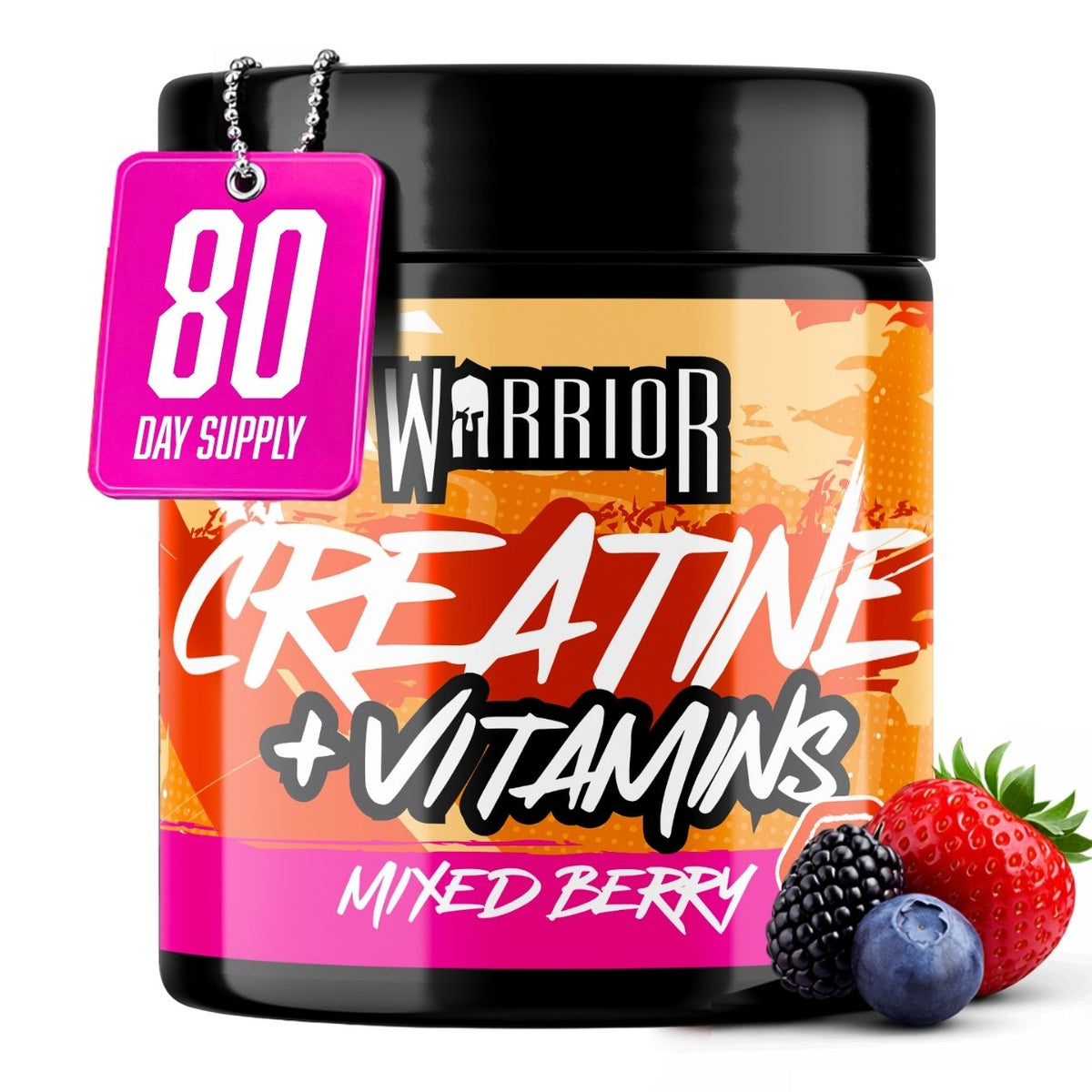 Warrior Warrior Creatine Plus Vitamins 360g Mixed?Berry