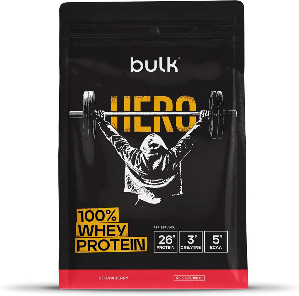 Bulk Hero 100% Whey 2.27kg Strawberry