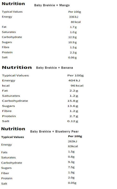 Nutritional information