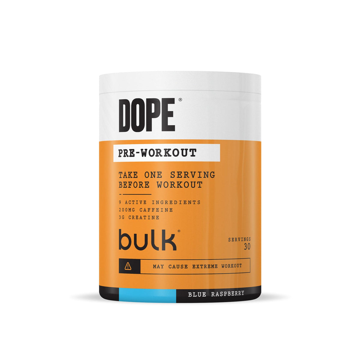 Bulk Dope Pre Workout 510g Blue Raspberry