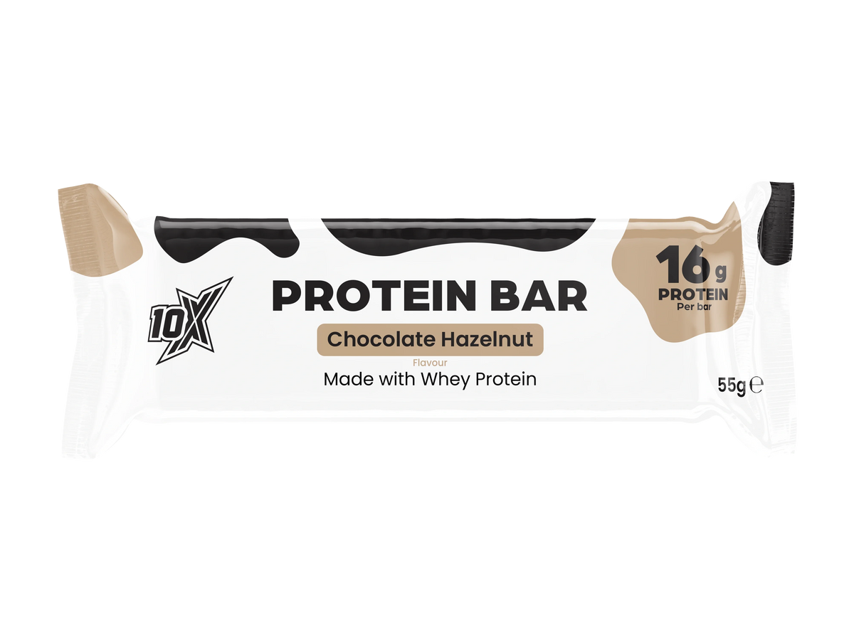10X Athletic 10X Protein Bar 12x 55g Chocolate Hazelnut