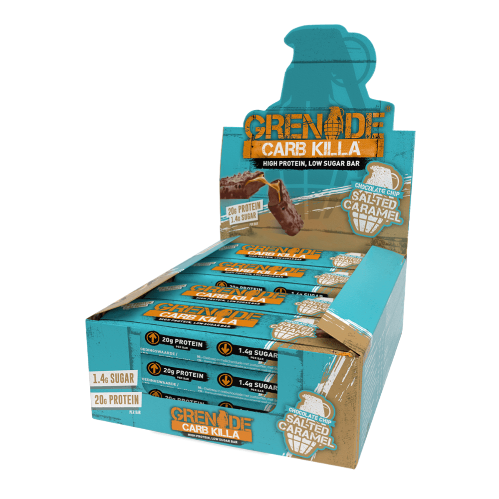 Grenade Protein Bar 12x60g Chocolate Chip Salted Caramel