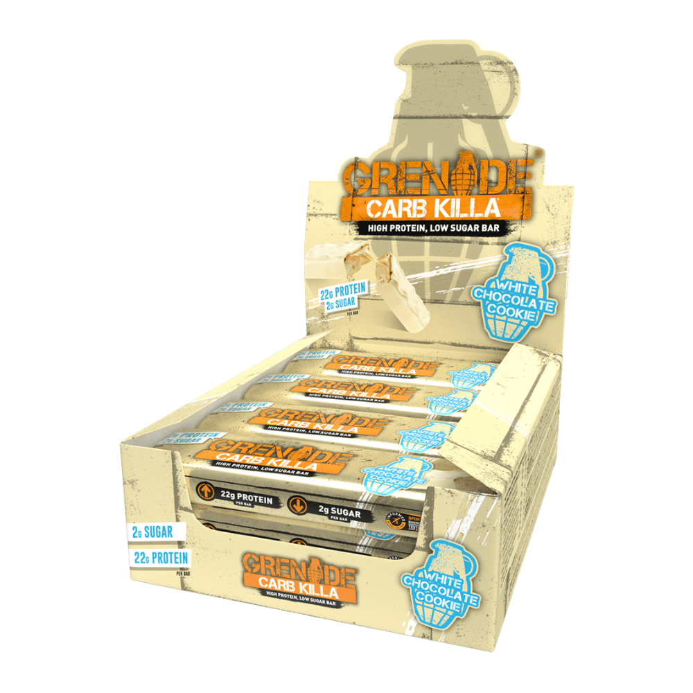 Grenade Protein Bar 12x60g White Chocolate Cookie