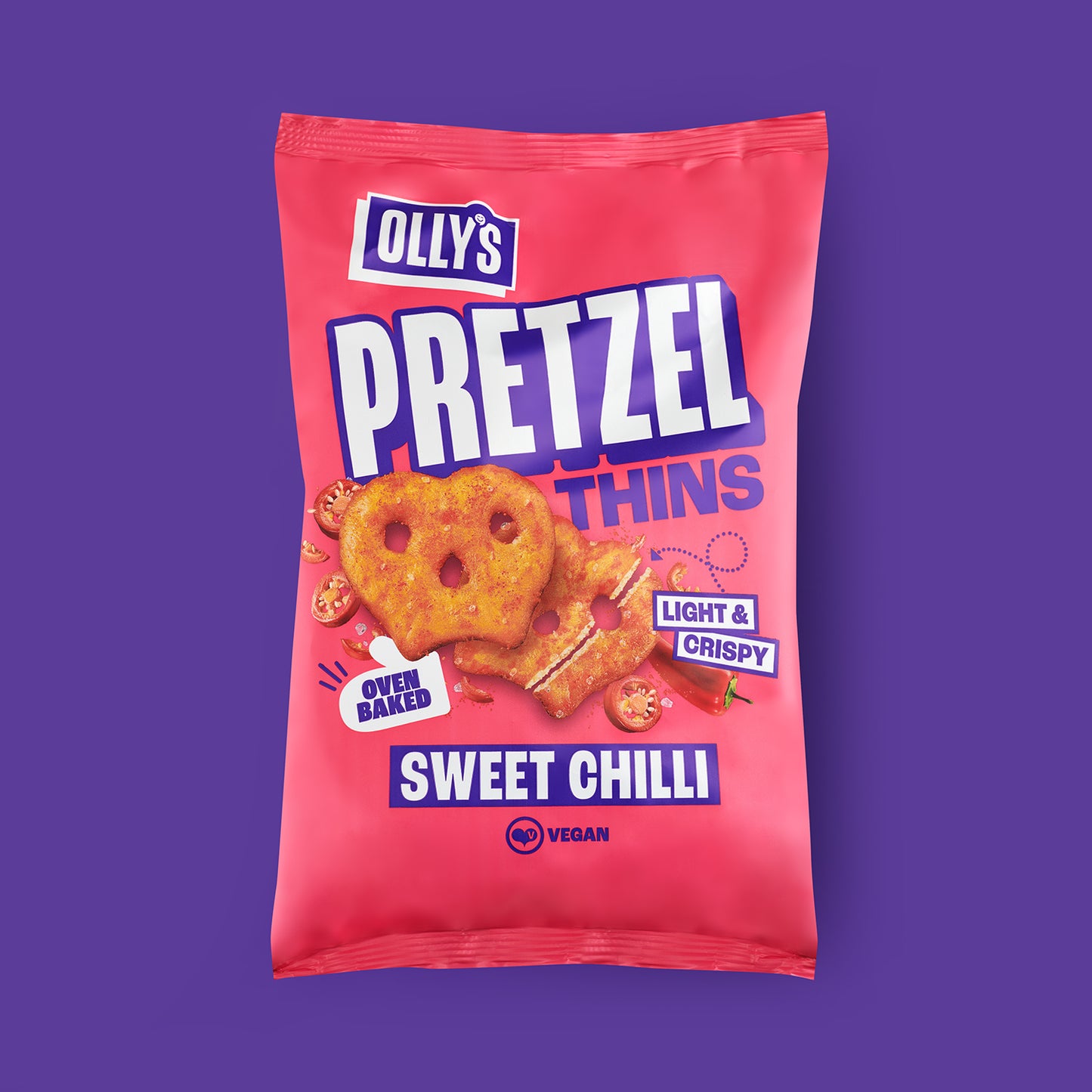 Olly's - Sweet Chilli Pretzel 140g