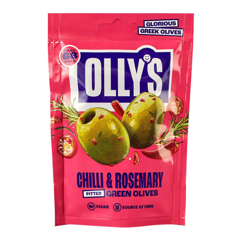 Olly's Olives - Chilli & Rosemary 50g