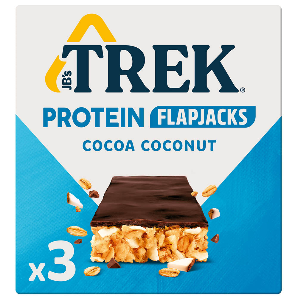 JB's Trek Cocoa Coconut Protein Flapjack 3x50g