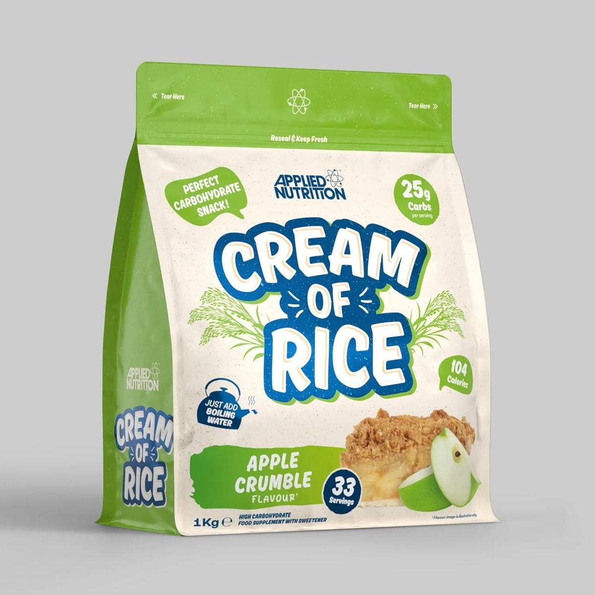 Applied Nutrition Cream Of Rice 1kg Apple Crumble