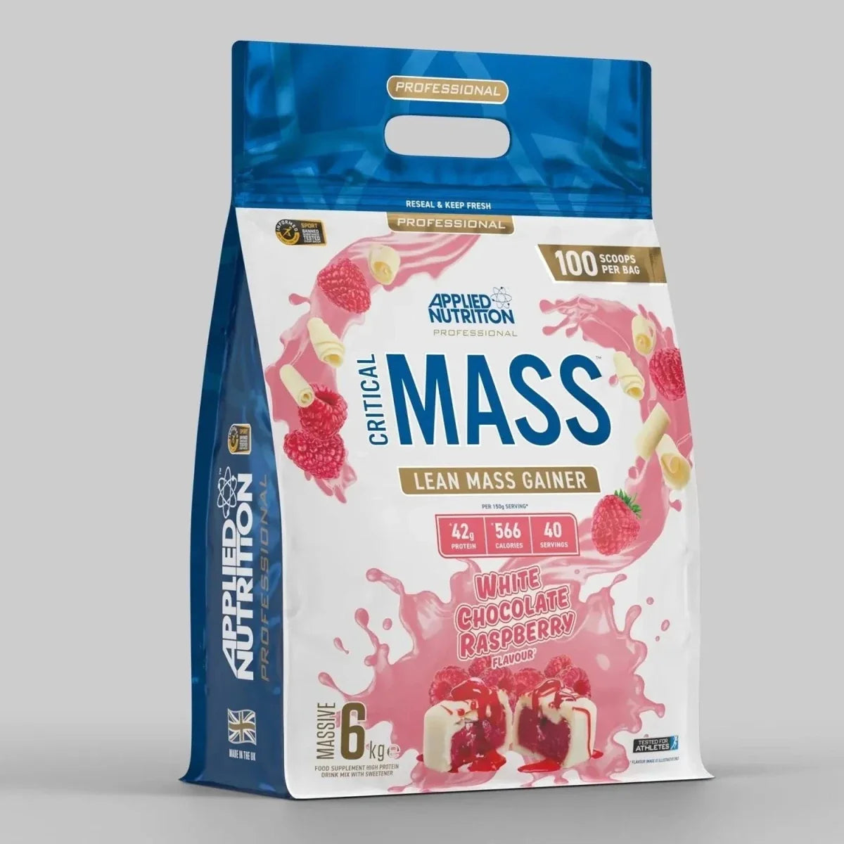 Applied Nutrition Critical Mass Professional 6kg White Chocolate Raspberry