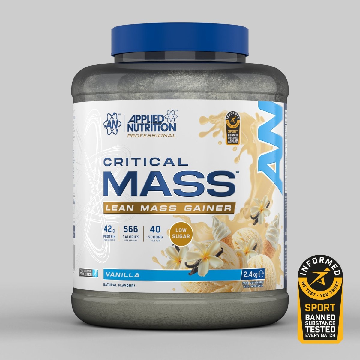 Applied Nutrition Critical Mass Professional 2.4kg Vanilla