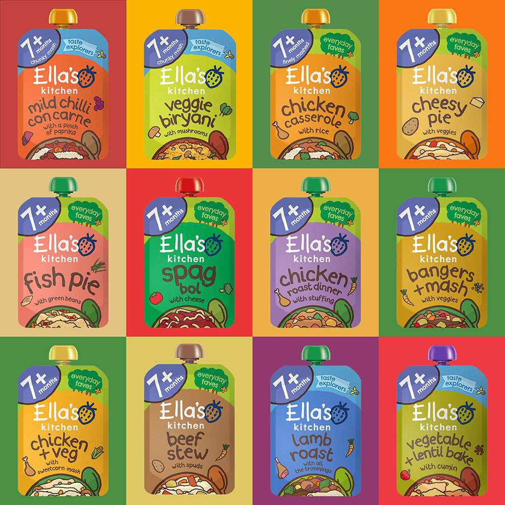 Ella's Kitchen Organic Chicken And Rice Casserole Baby Pouch 7 Months 130g | Co-op Delivery - View #6