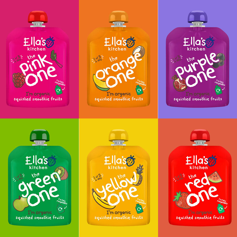 Baby Food Ella's Kitchen Smoothie Fruit Pouches Ella's
