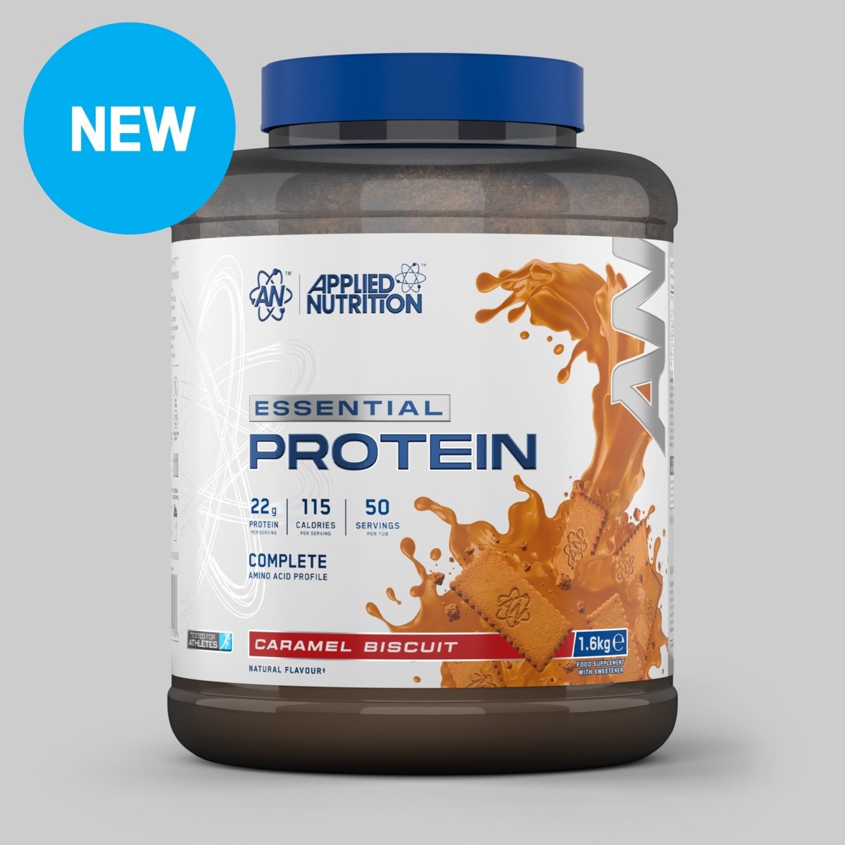 Applied Nutrition Essential Protein 1.6kg Caramel Biscuit