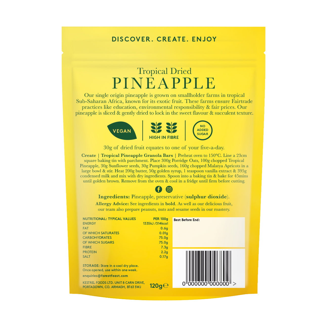Forest Feast - Tropical Dried Pineapple