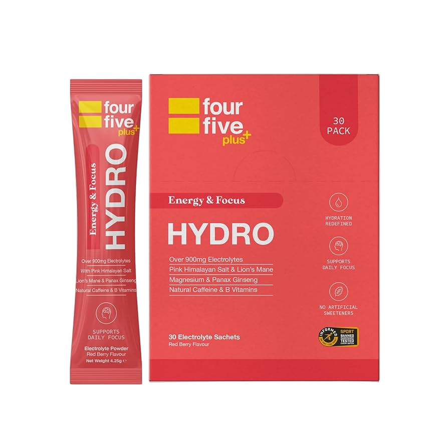 FourFive Energy & Focus Sachets 30 Sachets Red Berry