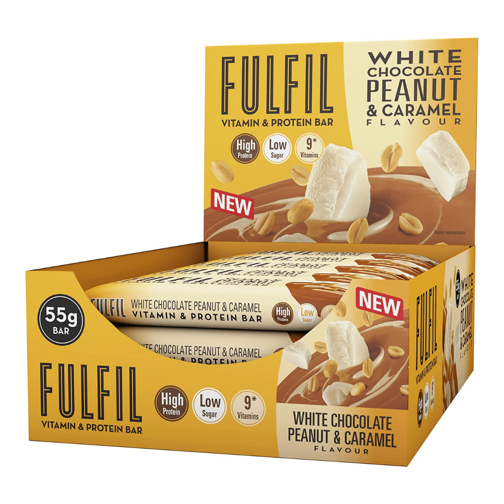 Fulfil Nutrition Vitamin & Protein Bar 15x55g White Peanut & Caramel