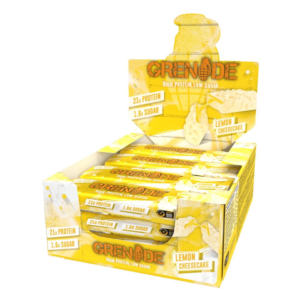 Grenade Protein Bar 12x60g Lemon Cheesecake