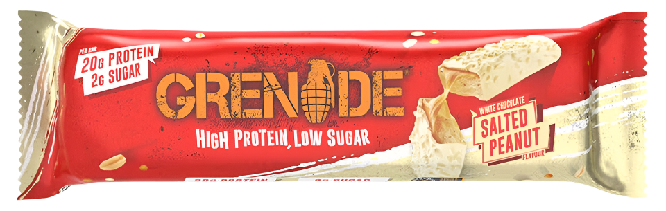 Grenade Protein Bar 60g White Chocolate Salted Peanut