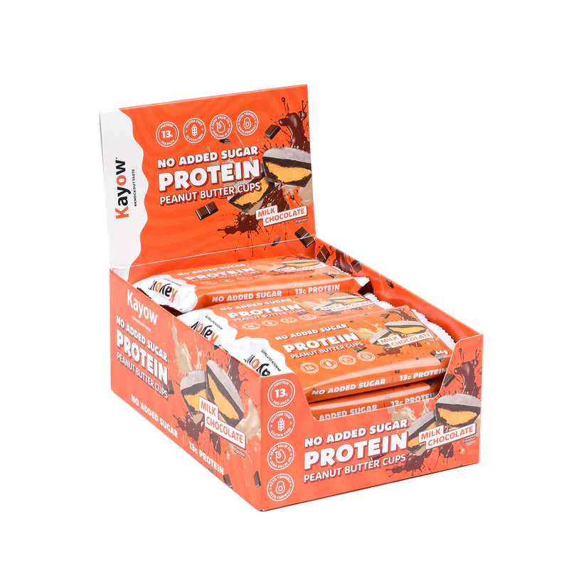 Kayow Nutrition Peanut Butter Cups 12x44g Milk Chocolate