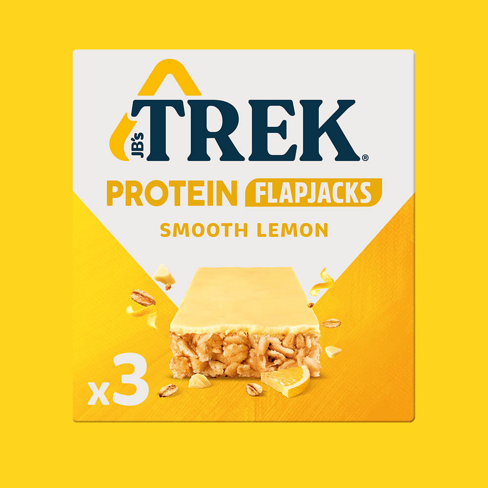 JB's Trek Smooth Lemon Protein Flapjack Pack 36
