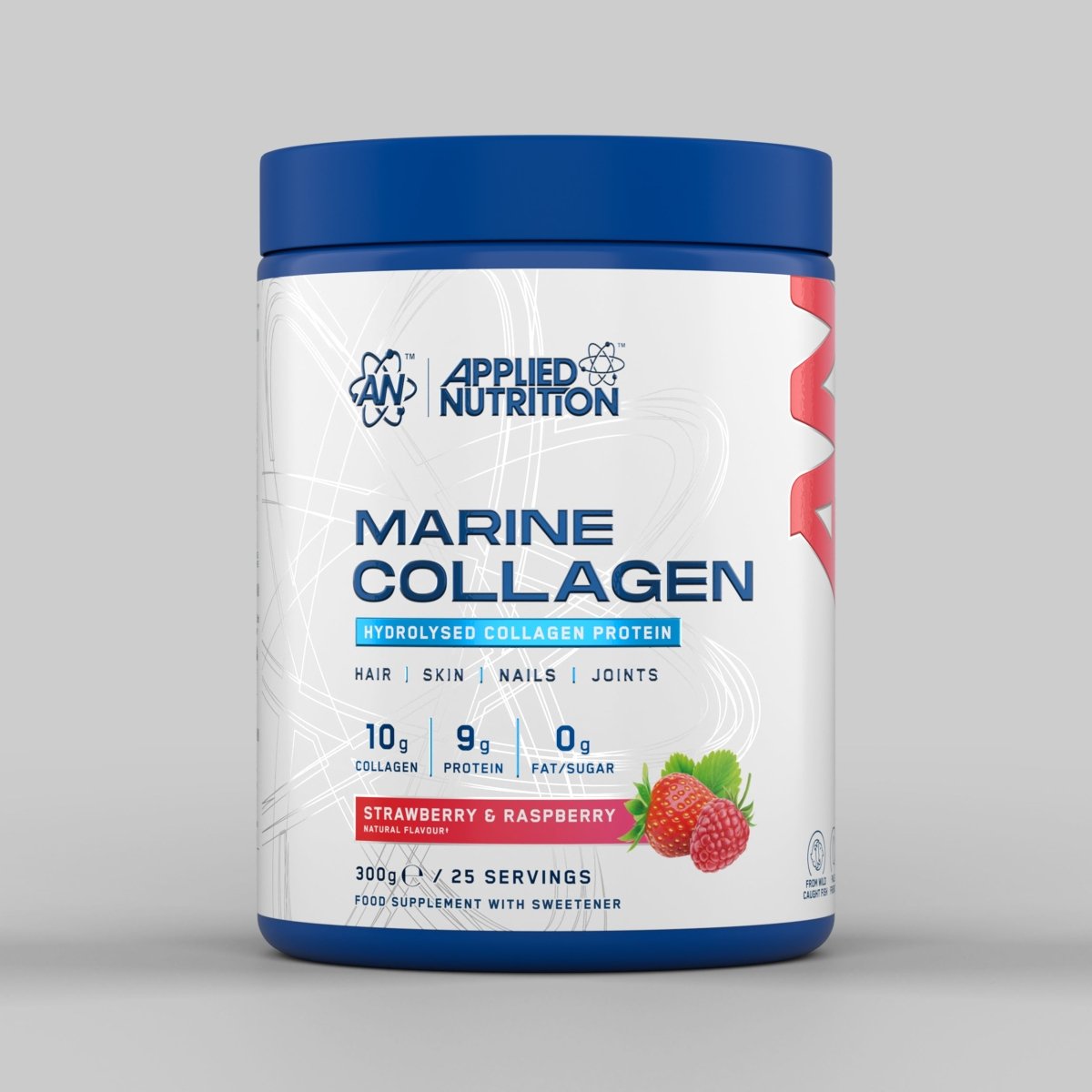 Applied Nutrition Marine Collagen 300g Strawberry Raspberry