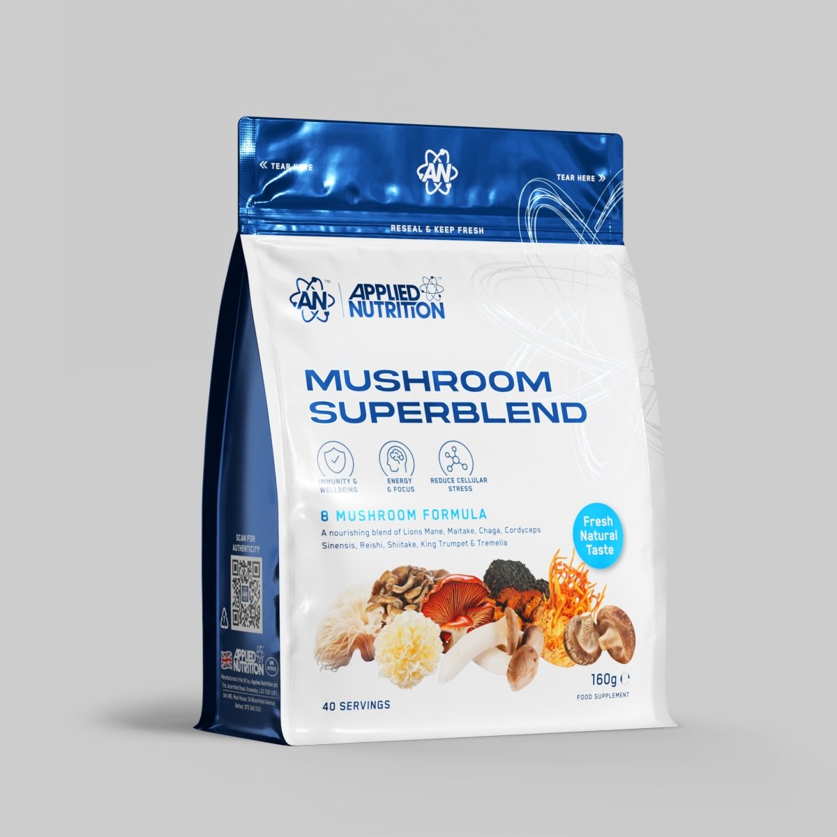 Applied Nutrition Mushroom Superblend 160g Unflavoured