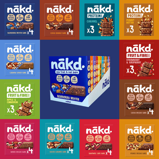 NAKD Mixed Case Selection 12 flavours