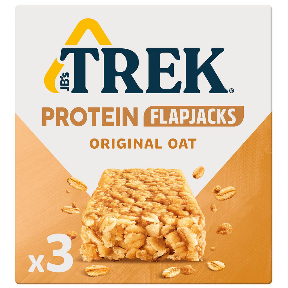 JB's Trek Original Oat Protein Flapjack 3x50g