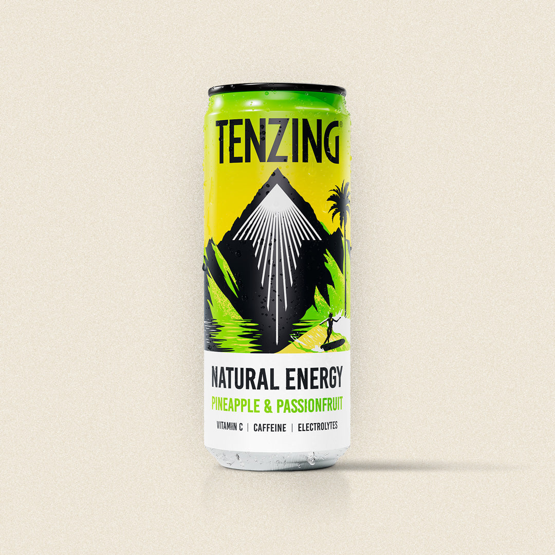 Tenzing Natural Energy 12x330ml Pineapple & Passionfruit