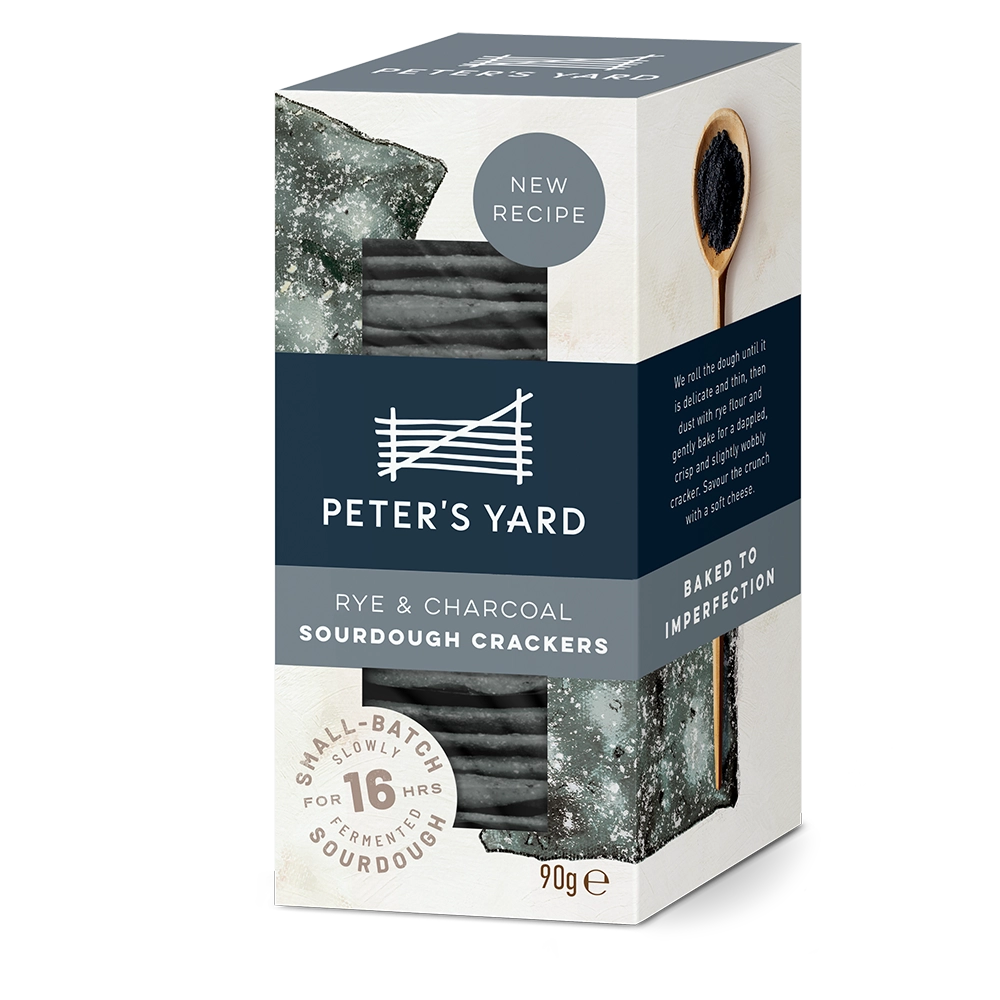 Peter's Yard- Rye & Charcoal Sourdough Crackers