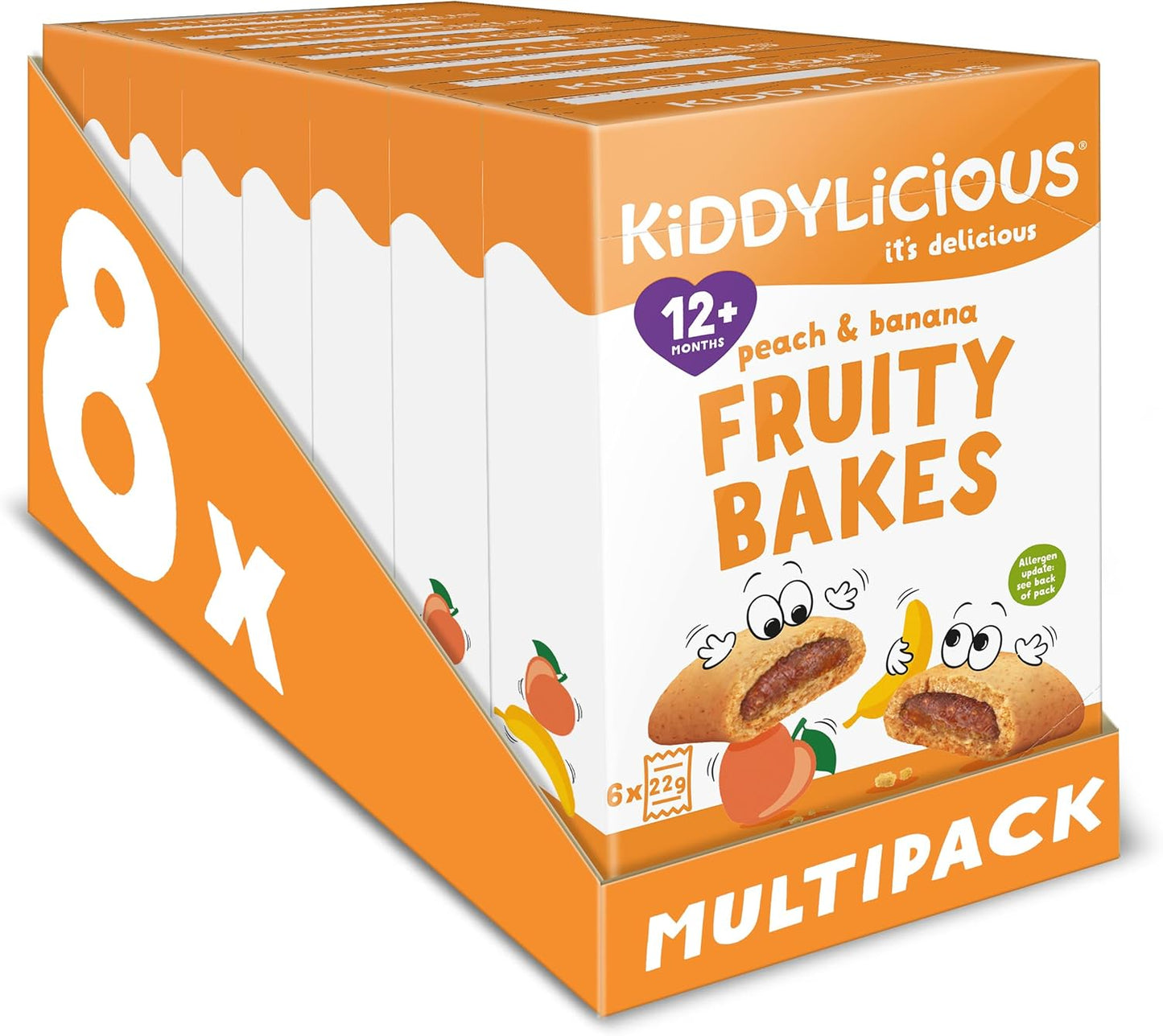 Kiddylicious - Peach & Banana Fruity Bakes