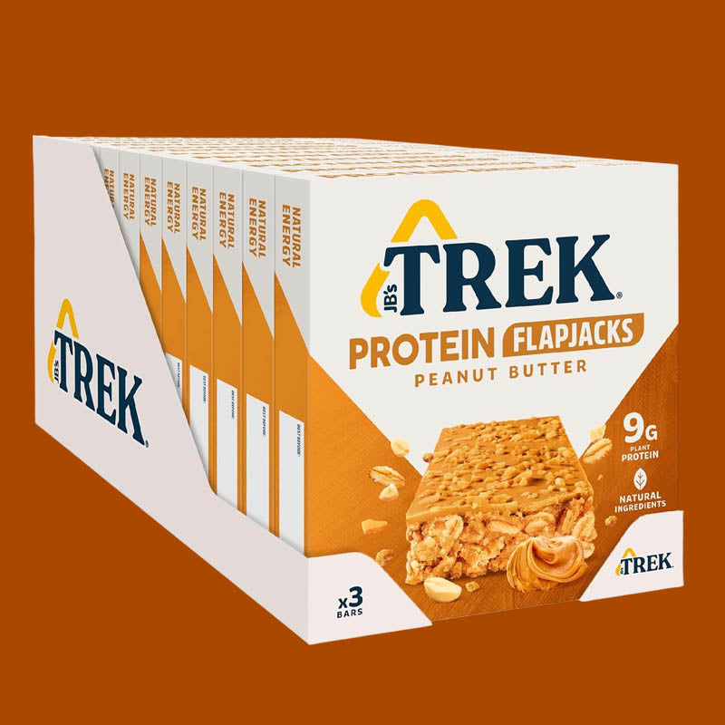 JB's Trek Peanut Butter Protein Flapjack Pack of 36