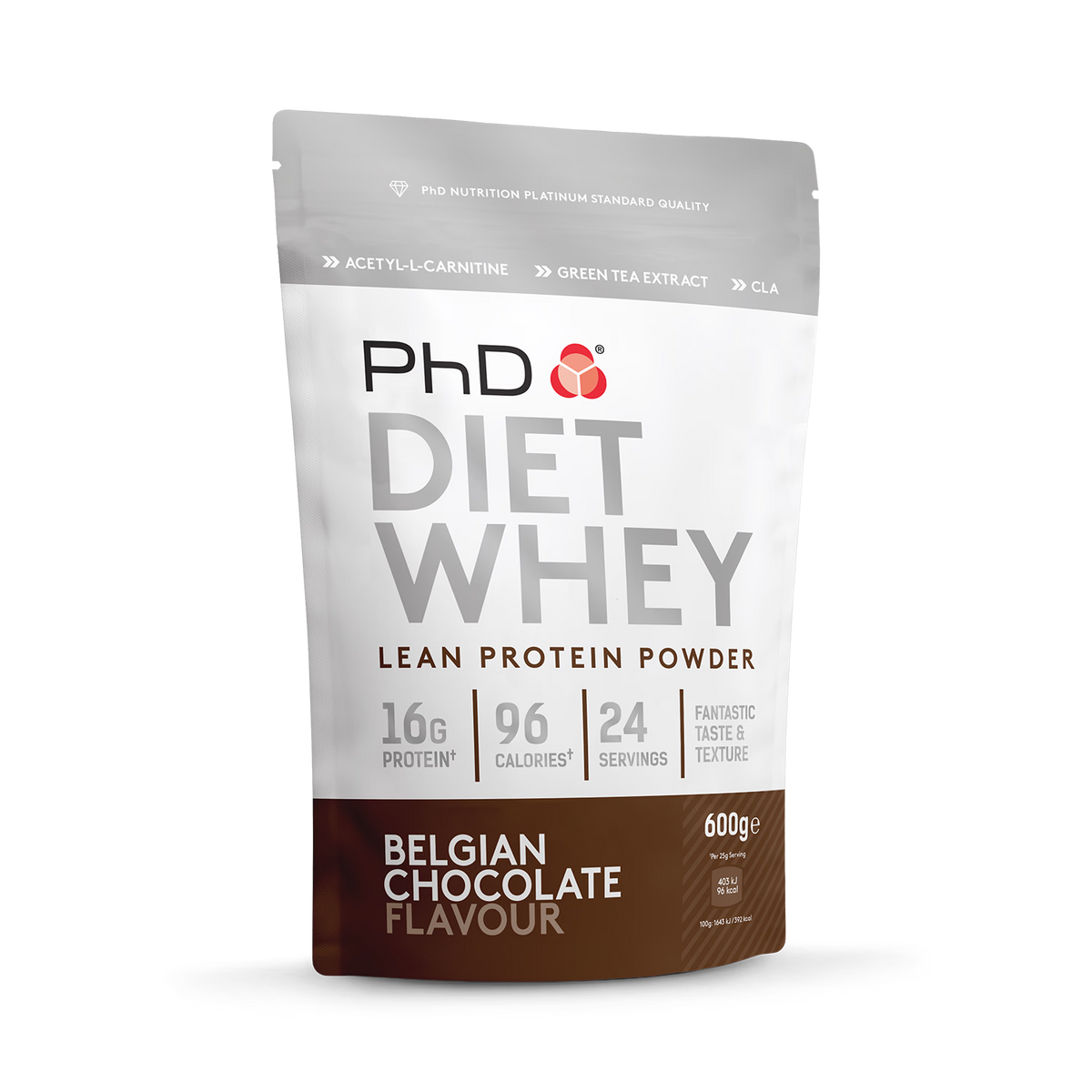 PhD Nutrition Diet Whey 600g Belgian Choc